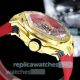 New Replica Hublot Sang Bleu II Quartz Chronograph Watches 45 mm Gold and Red (8)_th.jpg